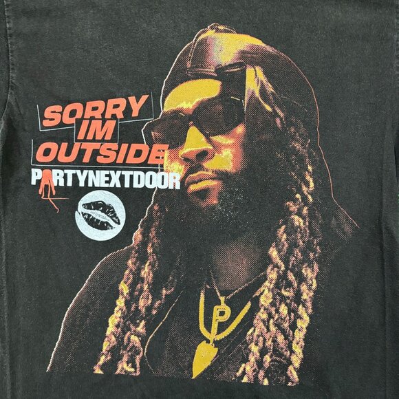 Party Next Door Partynextdoor 4 Sorry I'm Outside Hip-Hop T-Shirt Size Medium - Picture 2 of 4